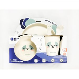 Set de Vajilla Bambú Panda Azul