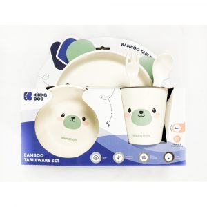 Set de Vajilla Bambú Bear Mint