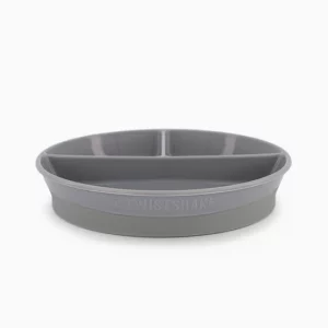 Plato Twistshake con Secciones Gris