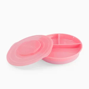 Plato Twistshake con Secciones Rosa Pastel