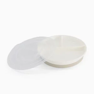 Plato Twistshake con Secciones Blanco