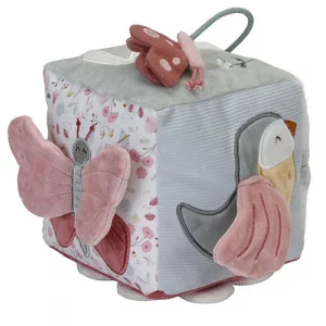 Cubo Blandito de Actividades Flores&Mariposas Little Dutch