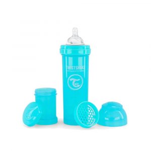 Biberón Anticólico Twistshake 330 ml Azul