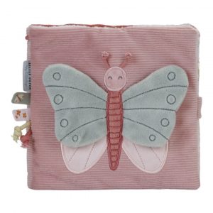 Libro Blandito Actividades Flores y Mariposas Little Dutch