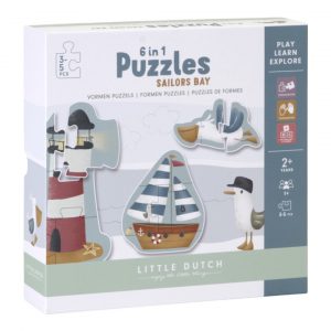 Puzle 6 en 1 Sailors Bay Little Dutch