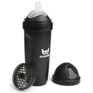 Biberón Heroblility Negro 340ml
