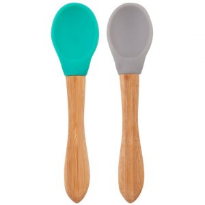 Cucharas Verde/Gris Minikoioi